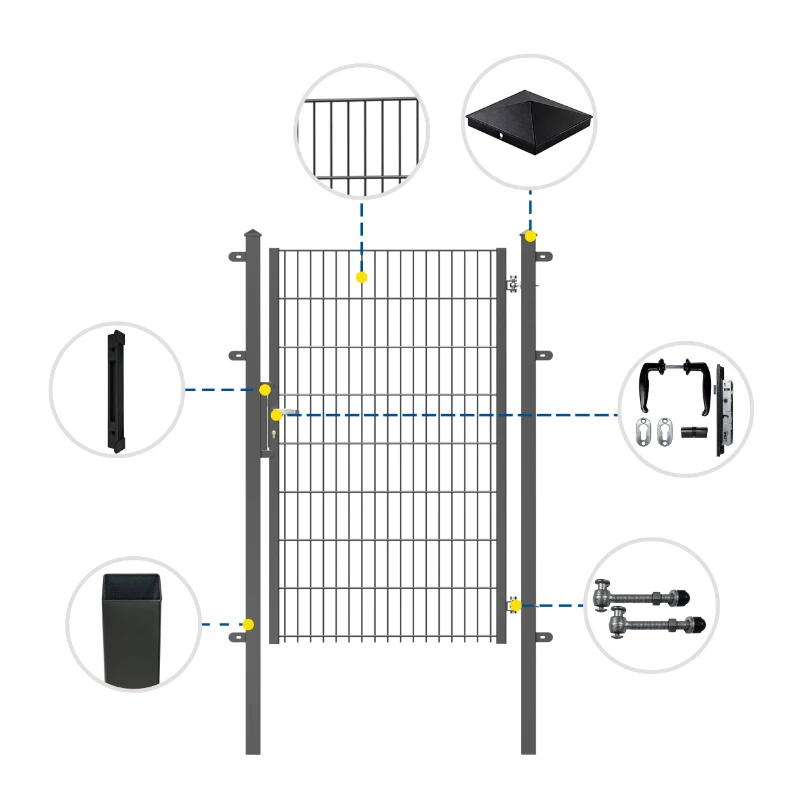 Solo Single-Leaf Garden Gate