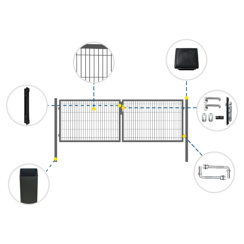 M 100&times;50 Double Gate