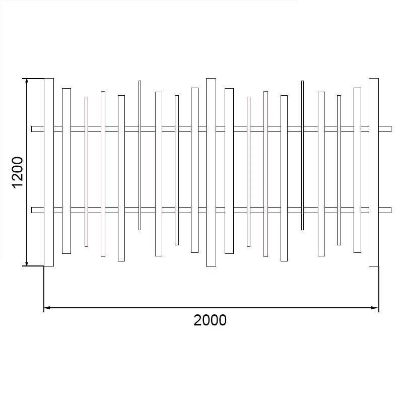 Open-Style Aluminum Fence