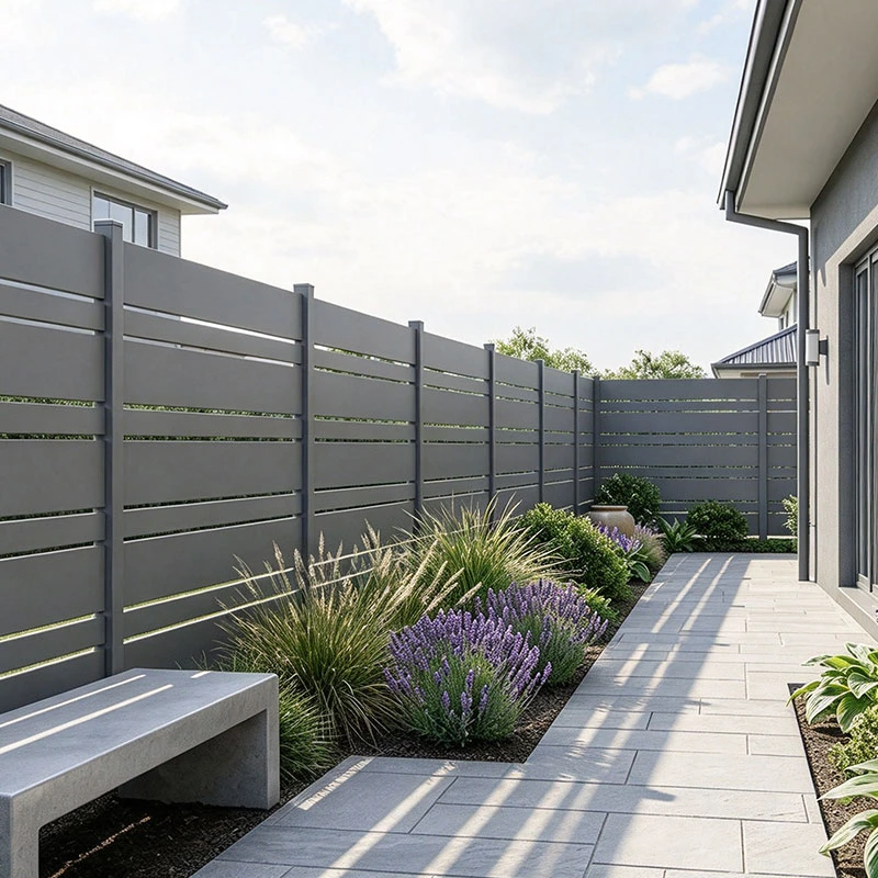 Horizontal Aluminum Fence