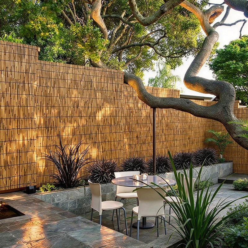 Natural Reed Fence Roll