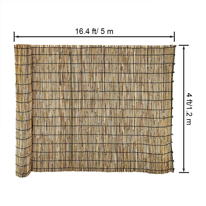 Natural Reed Fence Roll