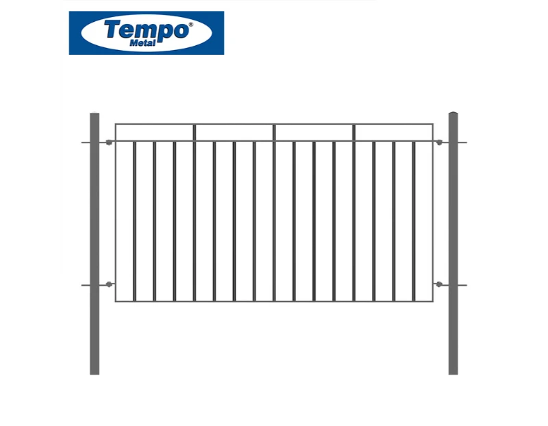British Fence with Vertical Bar