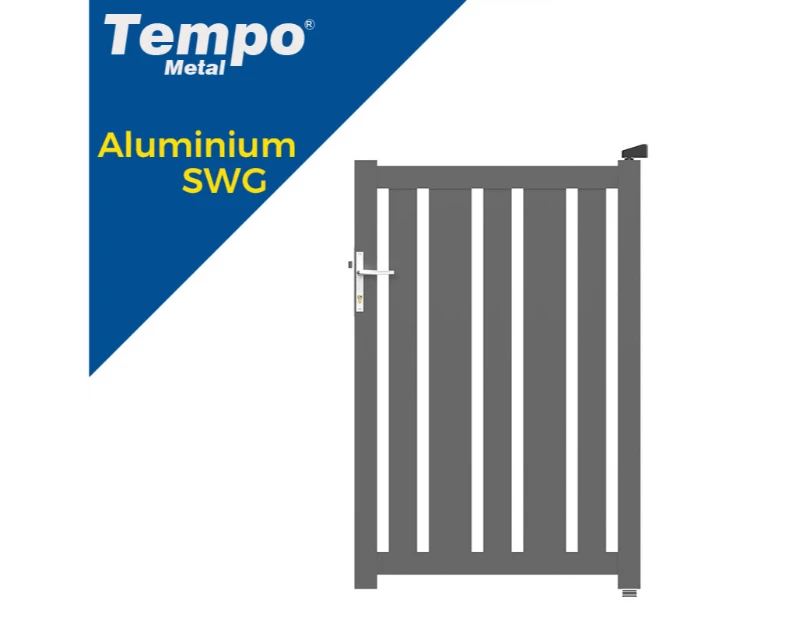 Aluminum Vertical Slat Garden Gate