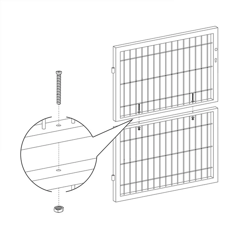 Split-Panel Gate