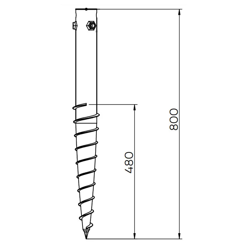 Ground Screws G3 &Oslash;76